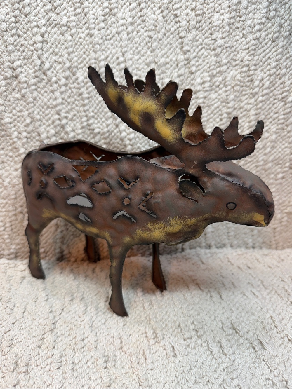 Metal Decor Moose